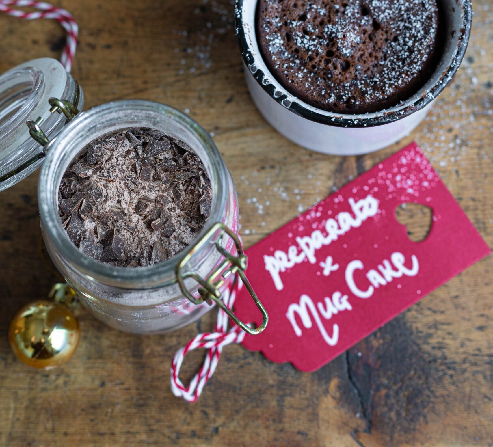 Mug cake: regalo in barattolo!