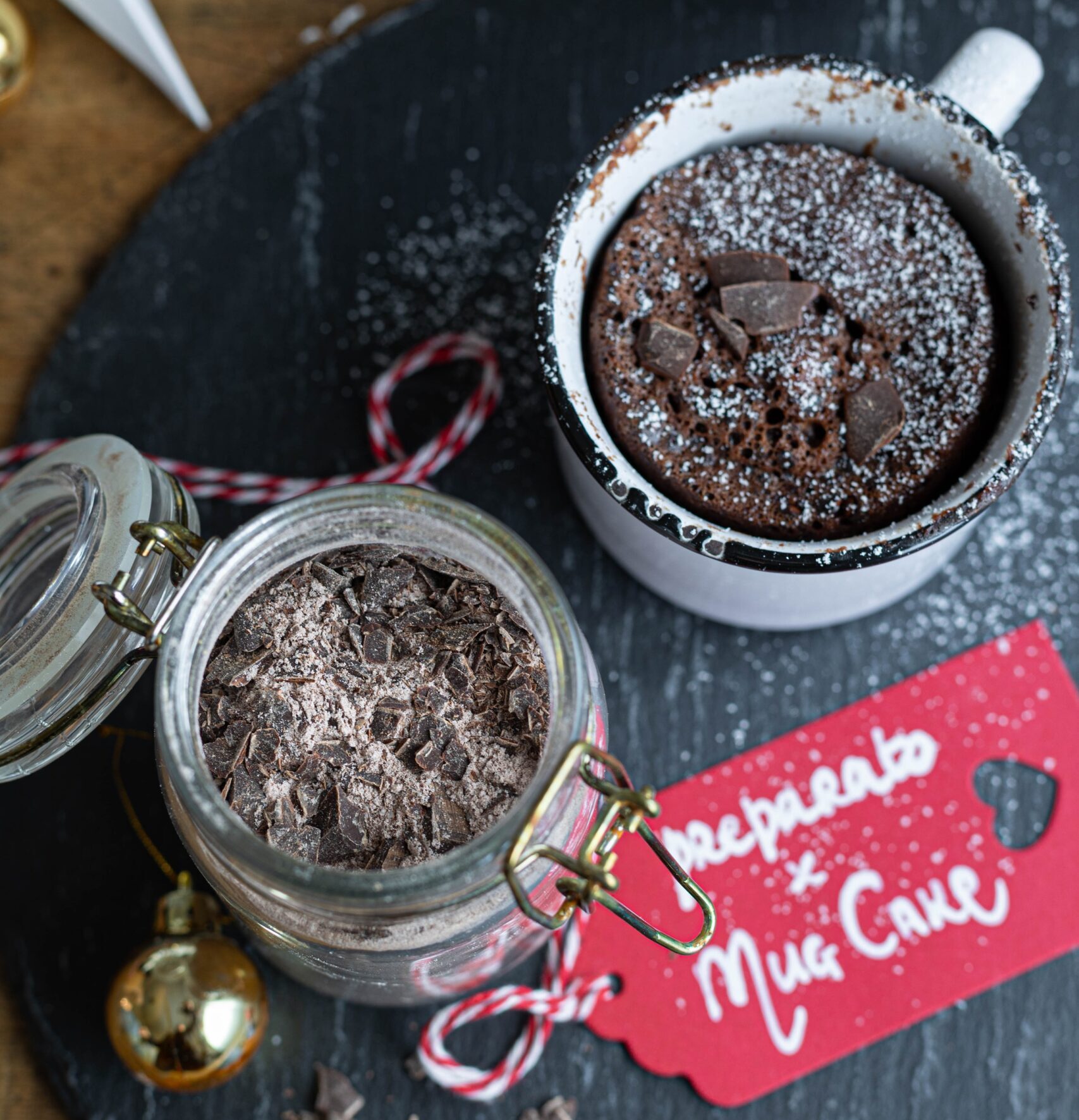 Mug cake: regalo in barattolo!