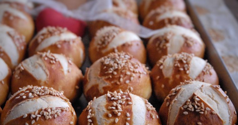 Pretzel buns ovvero laugenbrot