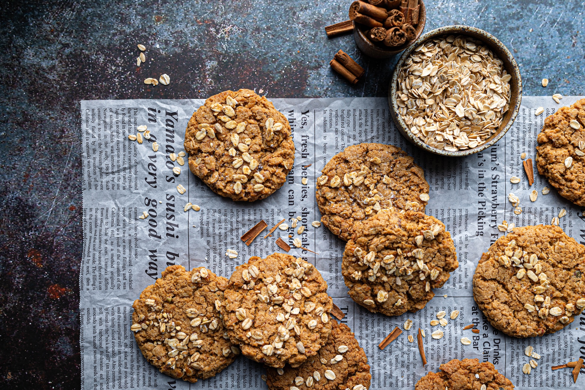 Cookies all’avena in 1 ciotola