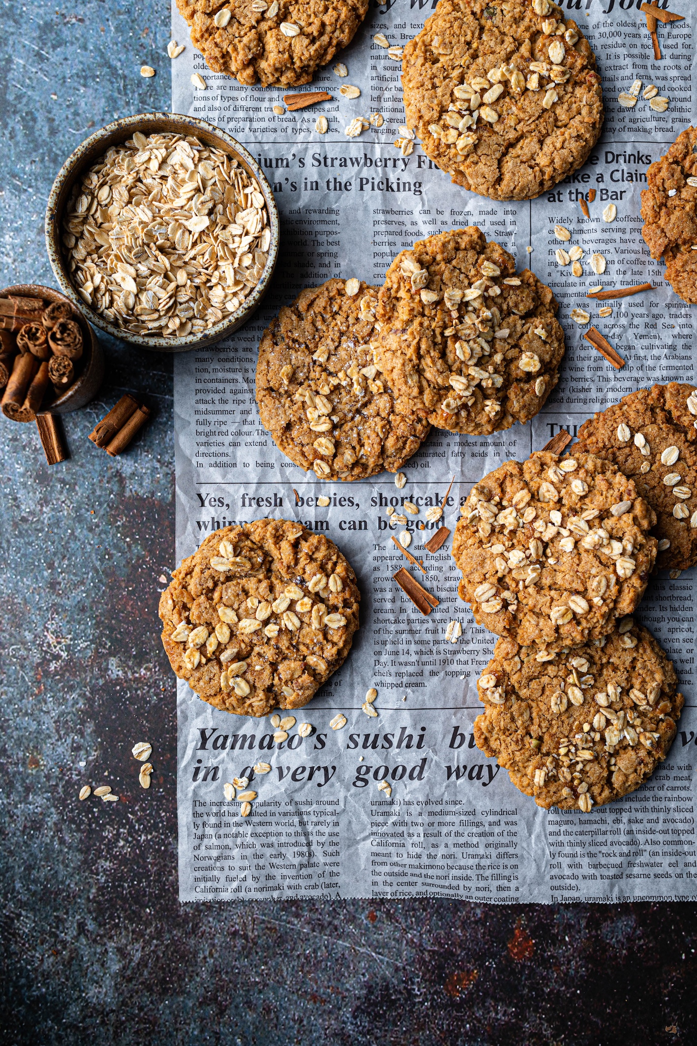 Cookies all'avena in 1 ciotola