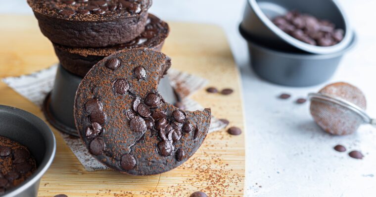 Tortini al cacao 3 ingredienti