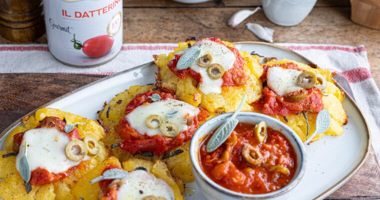 Pizzette di patate alla salvia