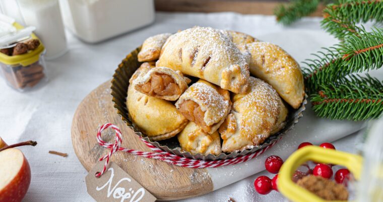 Ravioli dolci mele, cannella e limone