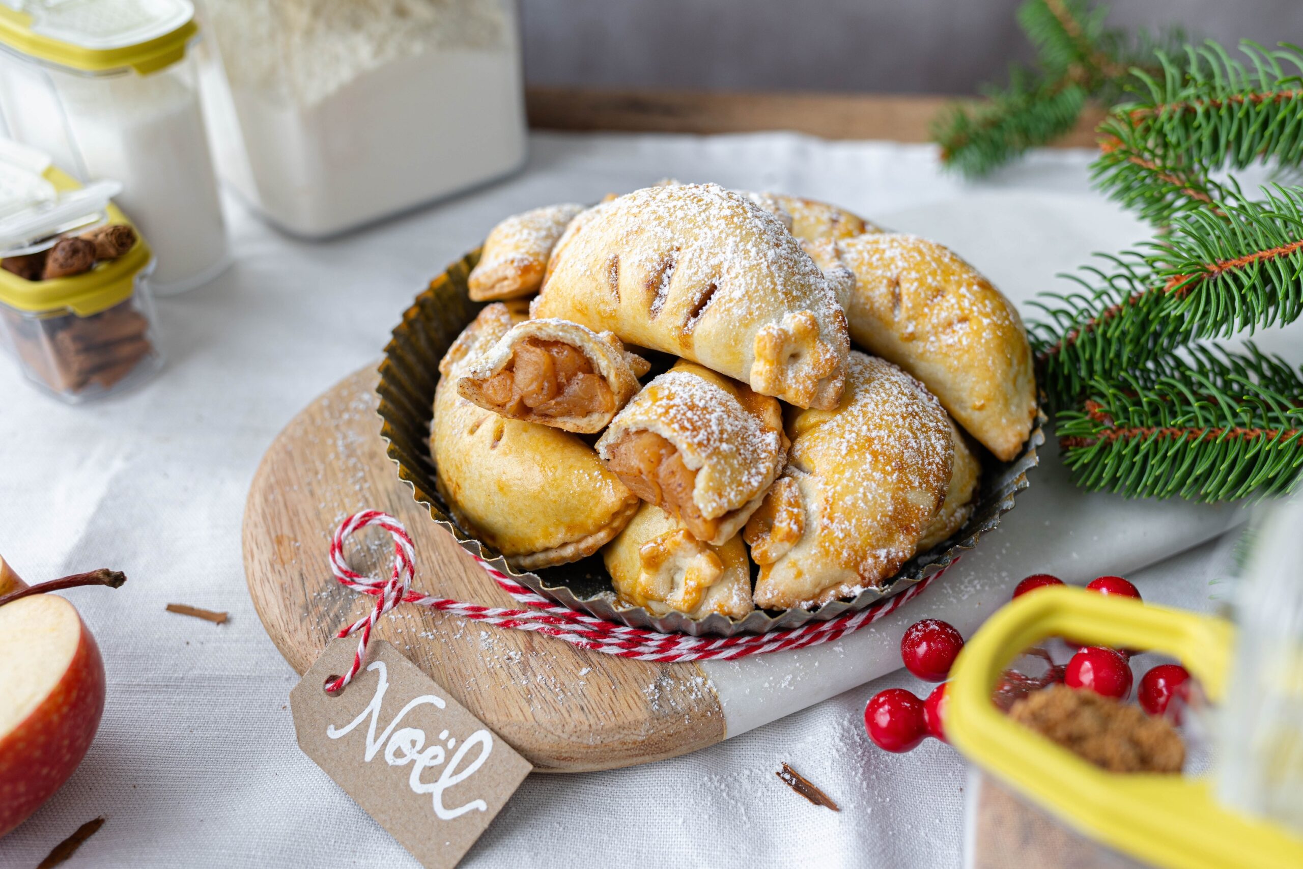 Ravioli dolci mele, cannella e limone